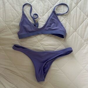 White Fox Boutique Purple Bikini Set